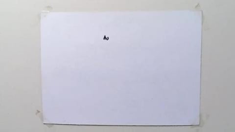 Drawing graffiti Angry and chasing cartoon graffiti