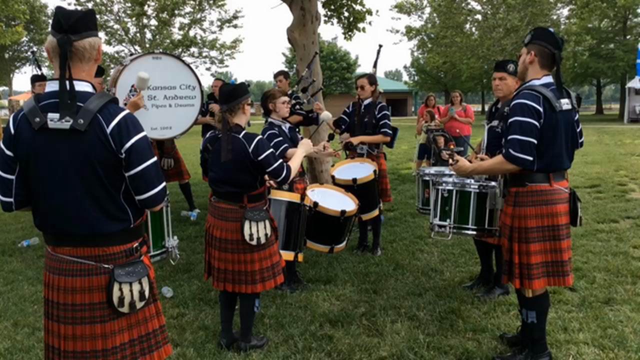 ‘Wings’ on bagpipes and drums Kansas City Star