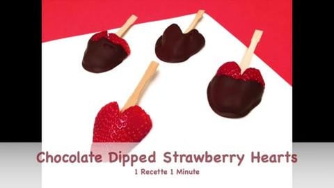 Yummy Chocolate Dipped Strawberry Hearts / Shorts