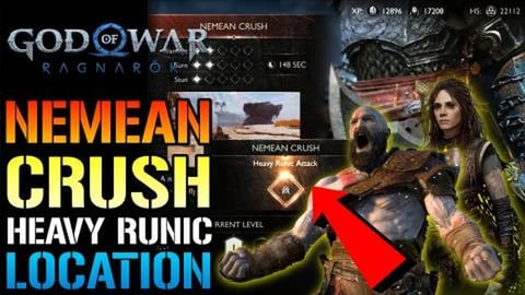 God Of War: Ragnarok "Nemean Crush" Heavy Runic Attack! H...