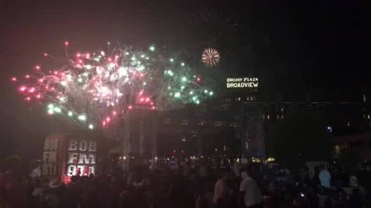 Riverfest Fireworks Show 2016 Wichita Eagle