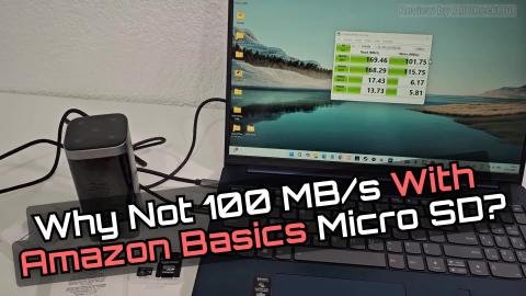 Amazon Basics MicroSDXC 64GB A2 U3 V30 Speed Test Review ...