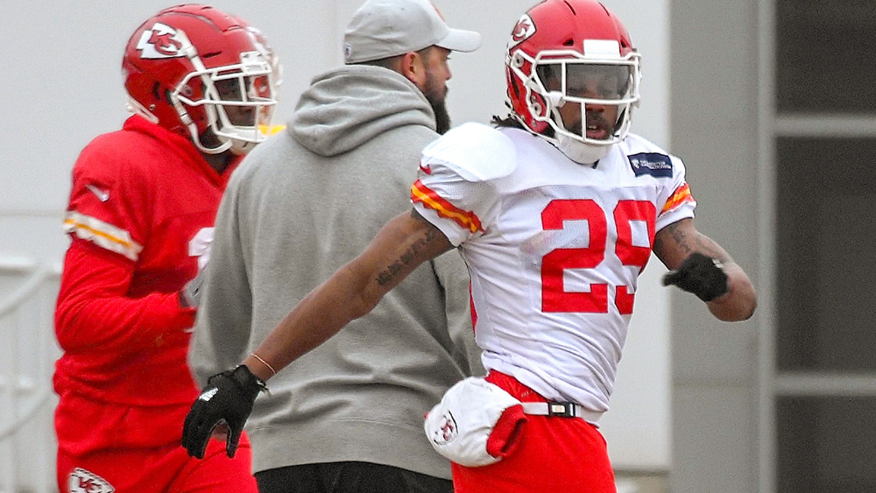 Kansas City Chiefs' Eric Berry, Sammy Watkins and Spencer Ware