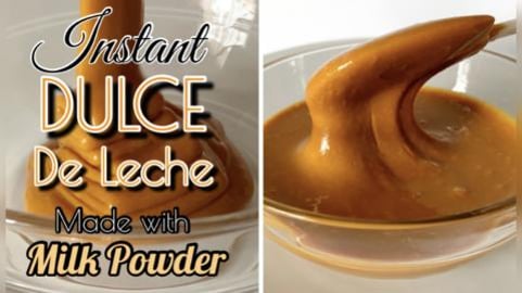 Instant Dulce De Leche Made with Milk Powder