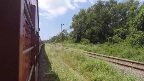 Train Running Parallel To Backwaters | Kerala