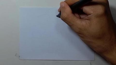 Drawing Grafiti standing crocodile holding a big axe