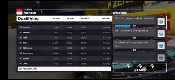 f1 mobile racing career mode-Monaco