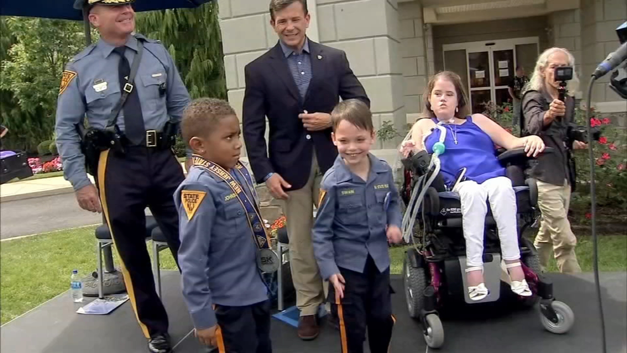 Make-A-Wish helps 6-year-old boys become NJ troopers for the day