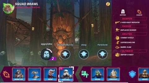 Star Wars: Hunters: 28/1 gameplay (Sentinel intense fight...