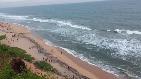 View From Varkala Cliff | Kerala