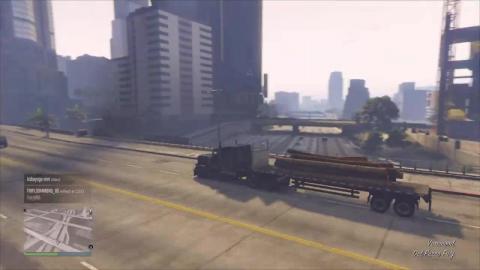 New Driver Late Again    in GTA 5 Online Trucking Simulat...