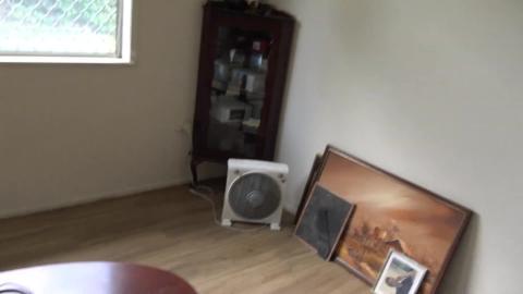 Unpacking my stuff at our new house