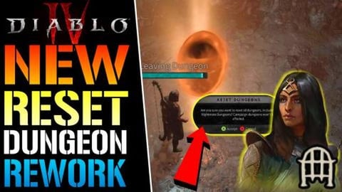 Diablo 4: NEW "Dungeon Reset" Rework Is Realky Good! Offi...