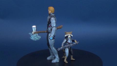 Hasbro Avengers End Game Thor and Rocket Raccoon Figures ...