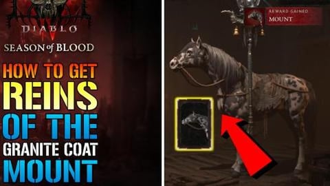 Diablo 4: "Reins Of The Granite Coat Steed" Mount! How To...