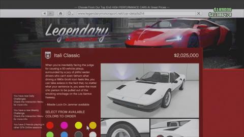 New Grotti Itali Classic Upgrade in GTA 5 Online
