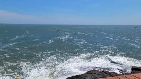Indian Ocean From Vivekananda Rock Memorial | Kanyakumari...