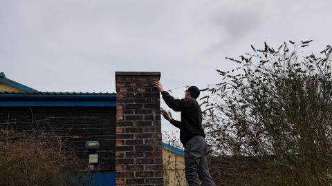 CLIMBING WALL AT ABANDONED HOLIDAY PARK VIDEO