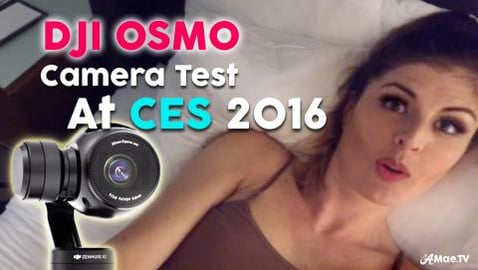 Testing My NEW DJI OSMO At CES 2016 in Las Vegas