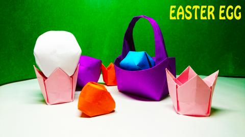 EASTER EGG | Origami tutorial by Magic Folds | 4K 