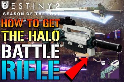 Destiny 2: HALO BATTLE RIFLE! BXR-55 BATTLER, How To Get ...