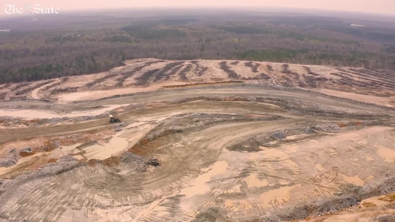 Drone video shows size of the Haile Gold Mine in Kershaw The State