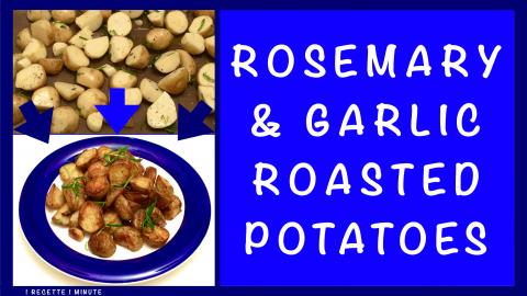 Rosemary & Garlic Roasted Potatoes / Baked in the Oven, E...