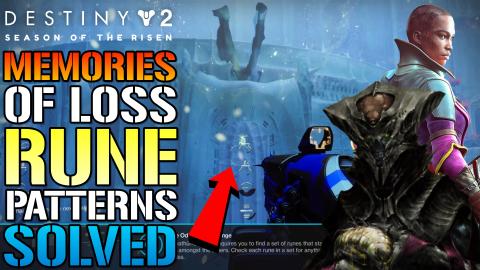 Destiny 2: "Memories Of Loss" RUNE PUZZLE PATTERNS GUIDE!...
