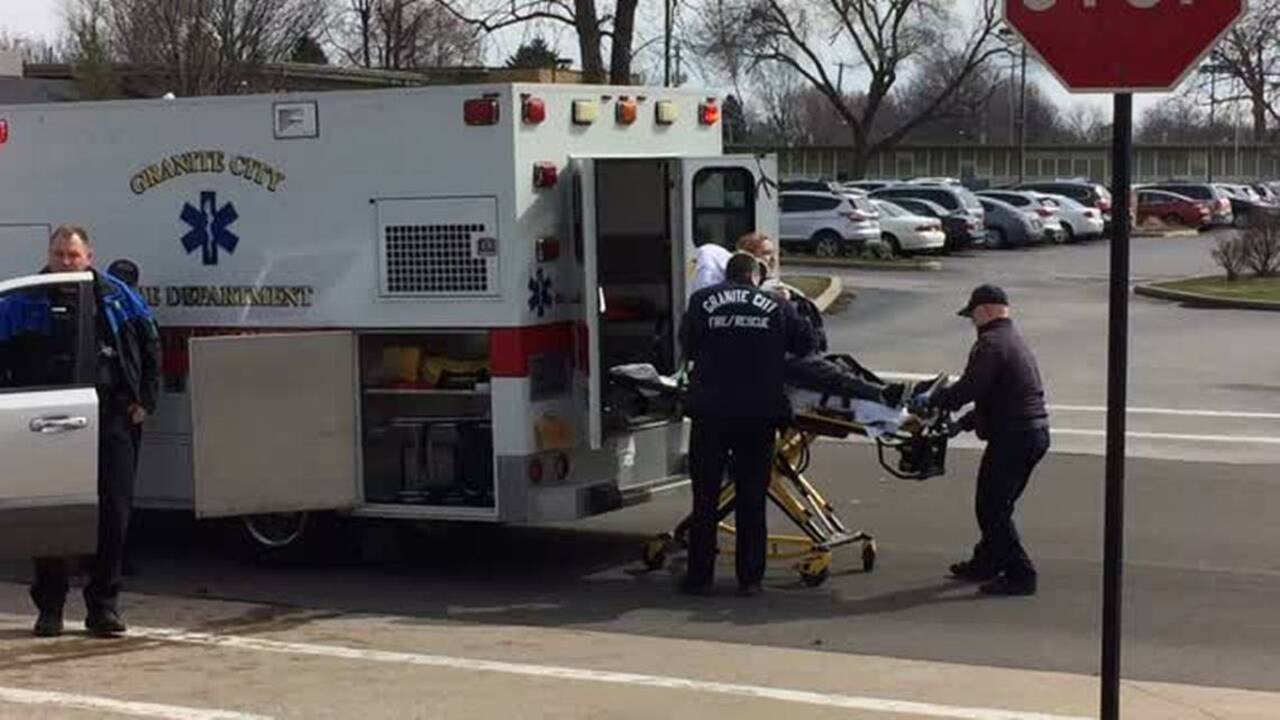 Police investigate a twocar accident in Granite City Belleville News