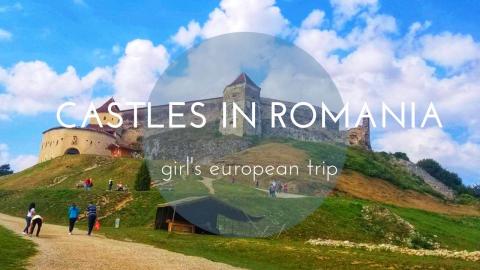 Girl's European Trip: Castles & Fortresses of Brasov, Rom...