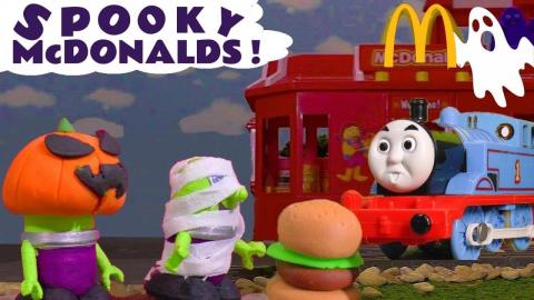 McDonalds Drive Thru Cooking Spooky Magic Burgers with fu...