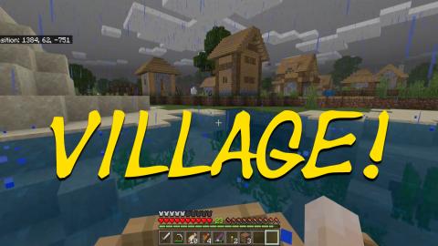 Pillaging a Village in Minecraft!