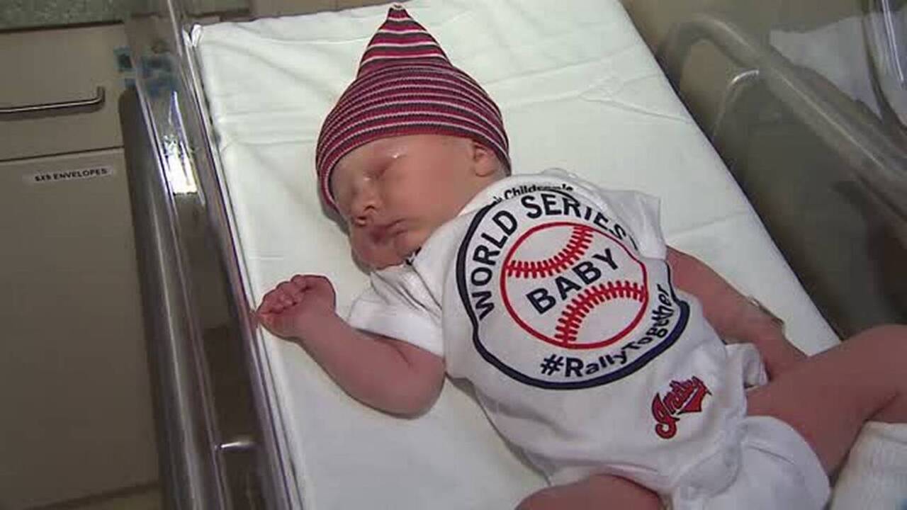 Cleveland Indians get boost from newborn babies in onesies