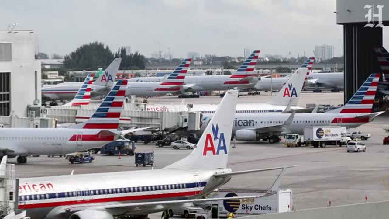 Video Stranded Miami visitors await at Miami International Airport for