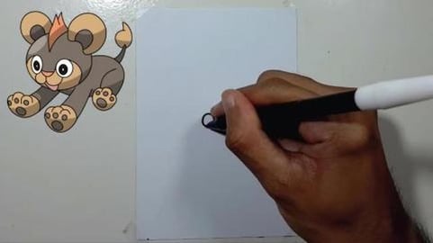 Drawing Pokemon LITLEO