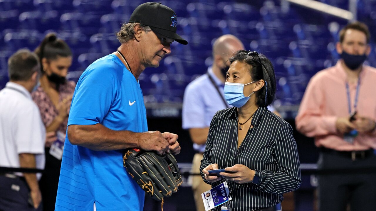 Jazz Chisholm Jr. #2 of the Miami Marlins prepares to bat in the game  News Photo - Getty Images