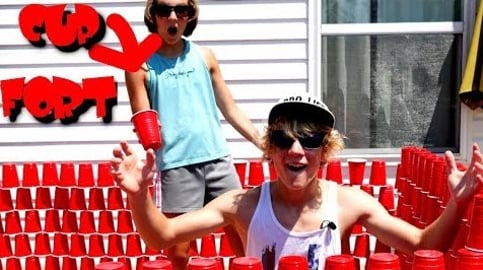 Building a FORT Out of CUPS!