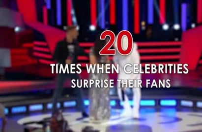20 TIMES WHEN CELEBRITIES SURPRISE THEIR FANS