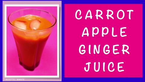 Two Healthy Juices with Ginger
