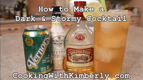 How to Make a Dark & Stormy Cocktail: Cooking with Kimber...