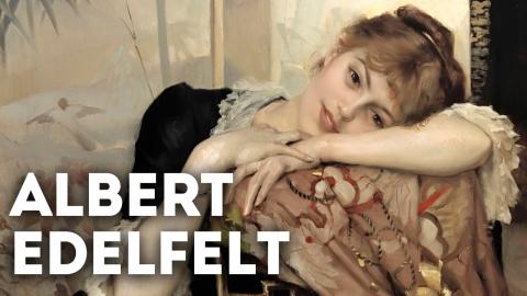 Paintings by Albert Edelfelt