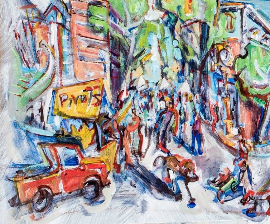 Artist Trahern Cook paints scenes in Columbia | The State