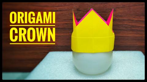 Origami Crown | Origami tutorial | Paper craft