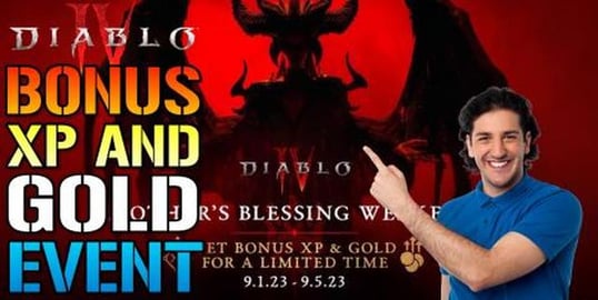 Diablo 4: Bonus XP & Gold Event! Coming Very Soon! Here's...