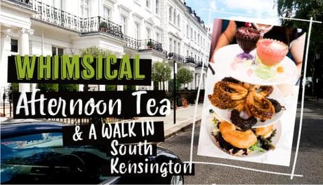 AFTERNOON TEA with CHURRO in LONDON and a WALK in SOUTH K...