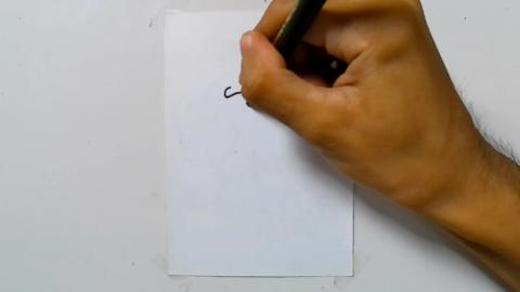 Drawing Graffiti angry dog ​​character graffiti