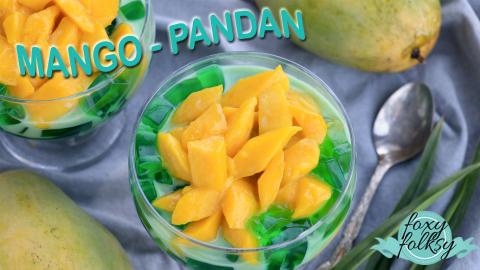 Easy MANGO-PANDAN DESSERT