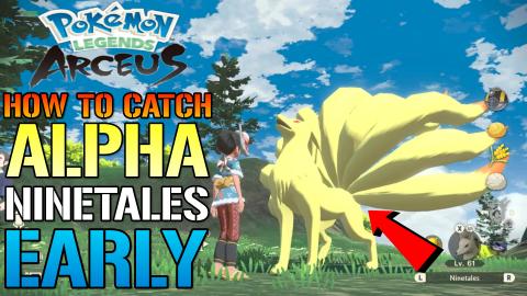 Pokemon Legends Arceus: How To Catch ALPHA NINETALES! The...