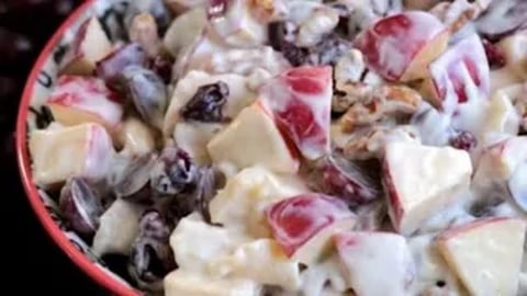 TBPH48 _ Easy Apple Macaroni Salad _ How to make apple ma...