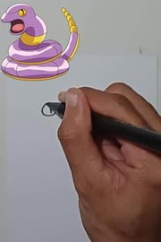 Drawing Pokemon EKANS